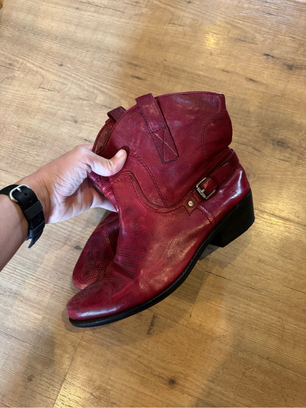 Franco Sarto Red boots